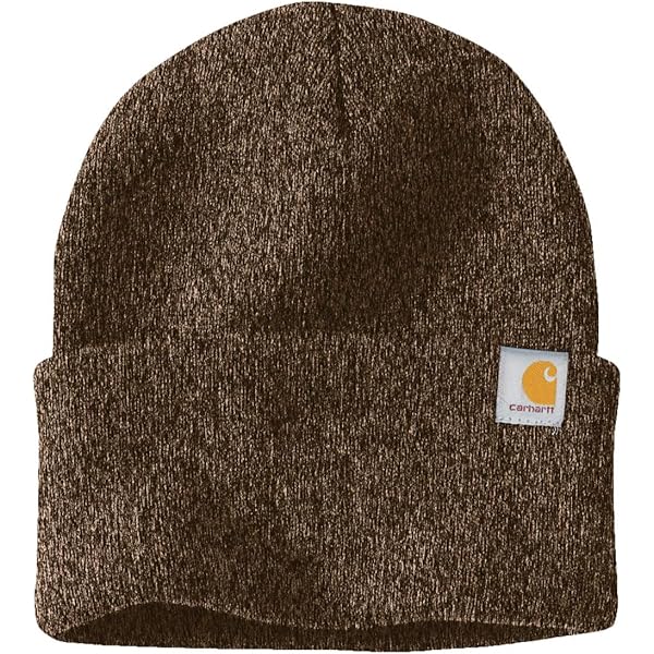 Amazon | Carhartt Men's Knit Beanie, Black Duck Camo, OFA